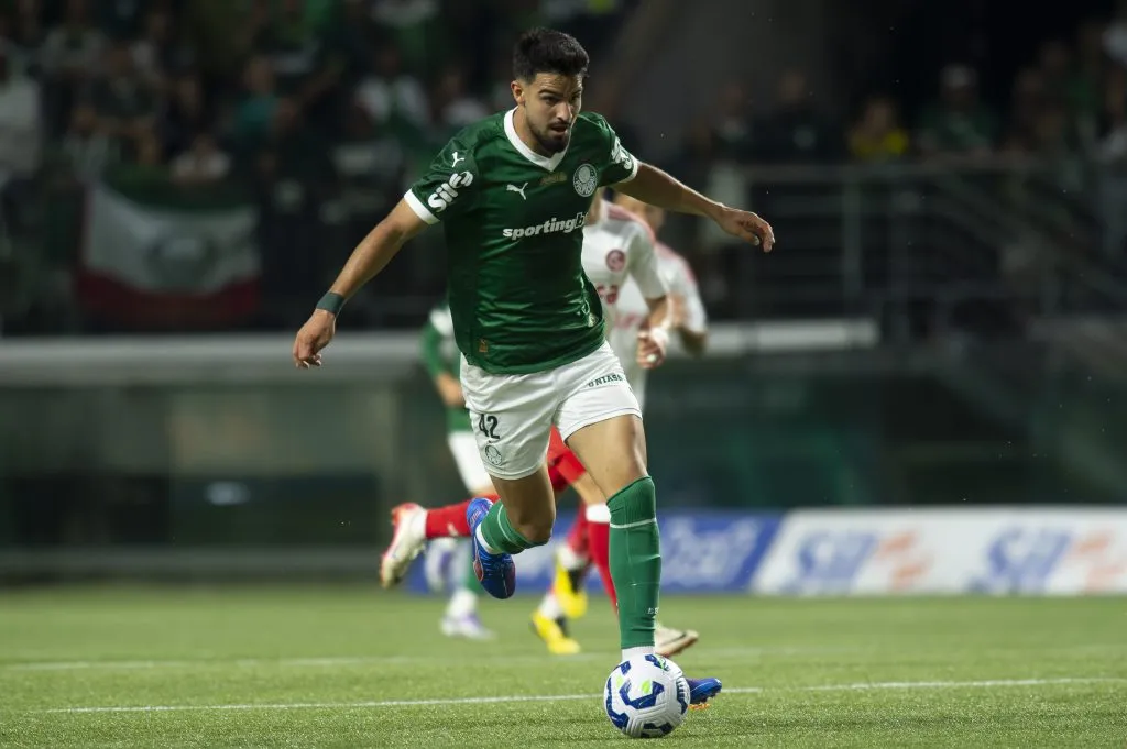 Flaco López durante a vitória do Palmeiras sobre o Internacional. Foto: Anderson Romão/AGIF