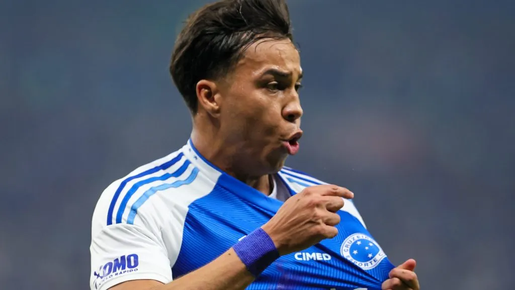 Kaio Jorge comemorando gol. Foto: Gilson Lobo/AGIF