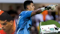 Gabriel Brazão, goleiro do Santos em partida pelo campeonato brasileiro