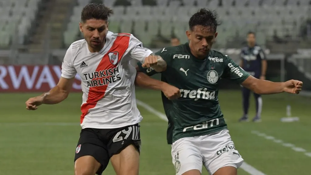 Palmeiras e River Plate em 2021. (Nelson Almeida – Pool/Getty Images)