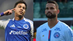 Kaio Jorge e Willian José são os protagonistas de Cruzeiro e Bahia - Fotos: Gilson Lobo/AGIF e Walmir Cirne/AGIF