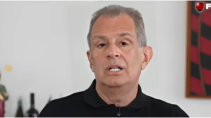 BAP atua como presidente do Mengão. Foto: Reprodução/YouTube Flamengo TV.