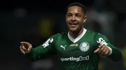 Vitor Roque durante Palmeiras x Internacional. Foto: Anderson Romao/AGIF