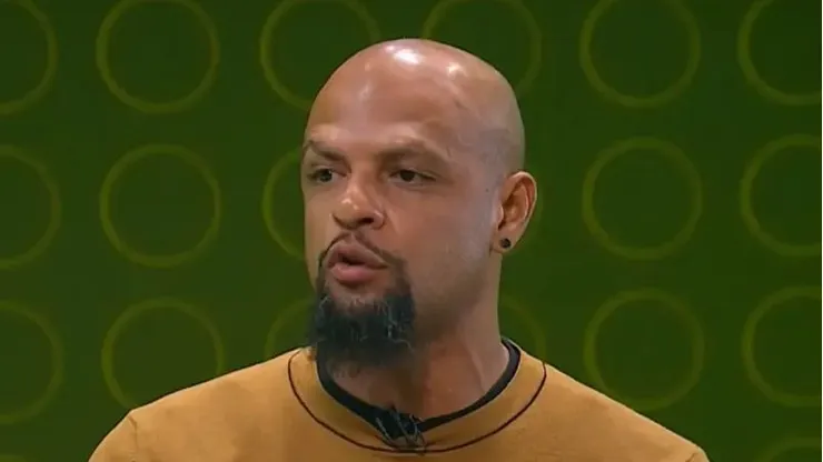 Felipe Melo, comentarista do Sportv. Foto: Reprodução