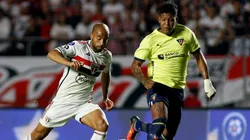 Lucas Moura contra a LDU em 2023. (Photo by Miguel Schincariol/Getty Images)