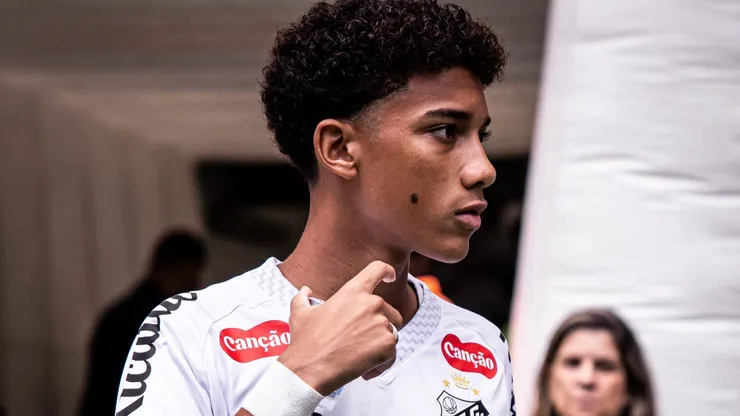 Atacante vem recebendo elogios - Foto: Raul Baretta/Santos FC.