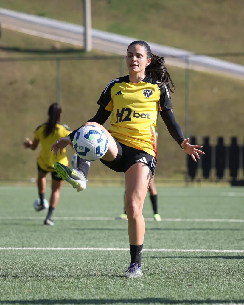 Jogadora do Atlético. Foto: Daniela Veiga/Atlético