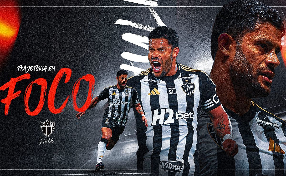 Hulk: a trajetória do ídolo que confirmou sua permanência no Atlético-MG para buscar novos títulos