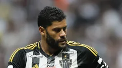 MG - BELO HORIZONTE - 14/09/2025 - BRASILEIRO A 2025, ATLETICO-MG X SANTOS - Hulk jogador do Atletico-MG durante partida contra o Santos no estadio Arena MRV pelo campeonato Brasileiro A 2025.