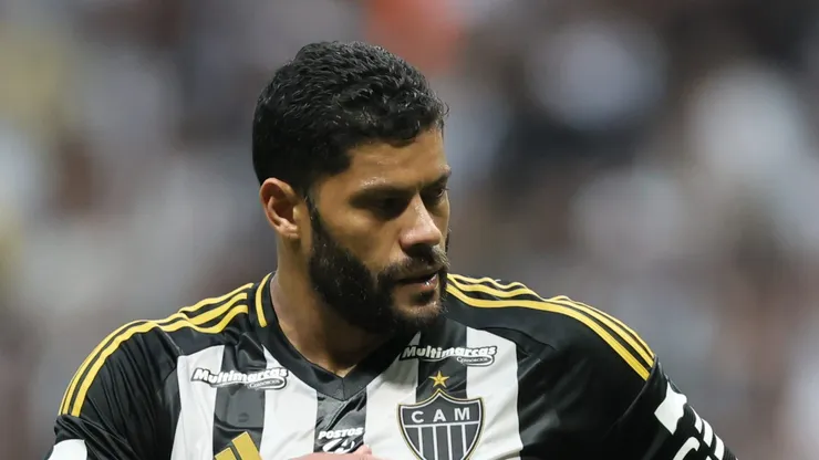 MG - BELO HORIZONTE - 14/09/2025 - BRASILEIRO A 2025, ATLETICO-MG X SANTOS - Hulk jogador do Atletico-MG durante partida contra o Santos no estadio Arena MRV pelo campeonato Brasileiro A 2025.