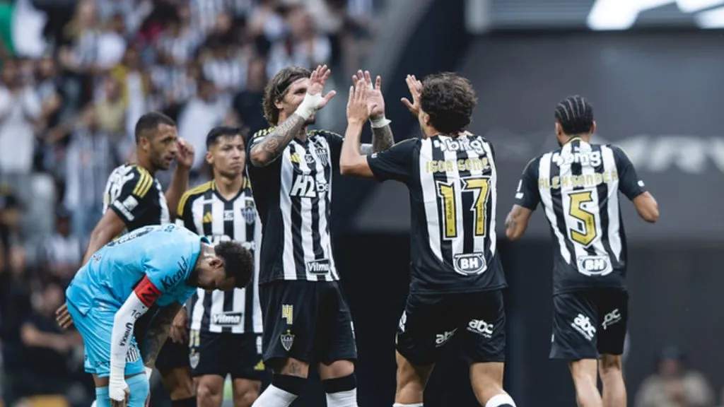 Galo ficou no empate com o Santos pelo Brasileirão (Foto: Pedro Souza / Atlético)