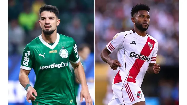 Flaco (Palmeiras) e Miguel Borja (River Plate) ambos são artilheiros decisivos em suas equipes