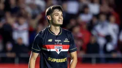 Bobadilla jogador do Sao Paulo durante partida contra o Atletico-MG no estadio Morumbi pelo campeonato Brasileiro A 2025. Foto: Marcello Zambrana/AGIF