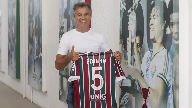Edinho, ídolo do Fluminense - Foto: @lucasmerconphotos/FFC