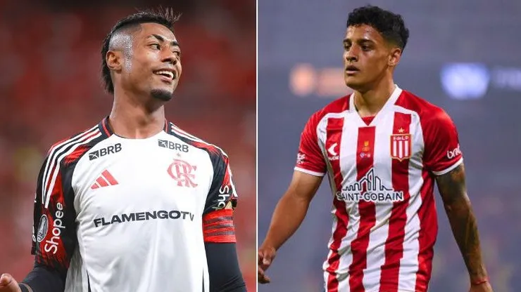 Bruno Henrique, do Flamengo supera os números de Palacios (Estudiantes) em médias de gols