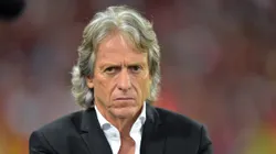 Jorge Jesus durante jogo do Flamengo