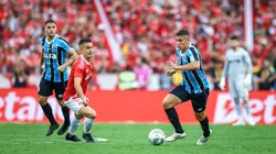 Lance da partida entre Gremio e Internacional na final do Gaúchão 2025