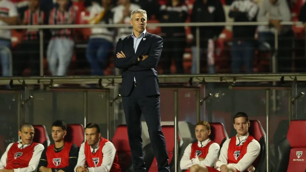 Hernán Crespo projeta confronto diante do LDU de Quito – Foto: Marlon Costa/AGIF