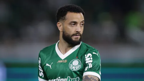 Felipe Anderson durante partida do Alviverde na Série A