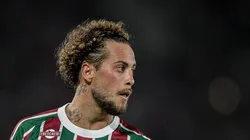 RJ - RIO DE JANEIRO - 10/09/2025 - COPA DO BRASIL 2025, FLUMINENSE X BAHIA - Guga jogador do Fluminense durante partida contra o Bahia no estadio Maracana pelo campeonato Copa Do Brasil 2025.