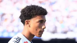 SP - SAO PAULO - 17/08/2025 - BRASILEIRO A 2025, SANTOS X VASCO - Robinho Junior jogador do Santos durante partida contra o Vasco no estadio Morumbi pelo campeonato Brasileiro A 2025.