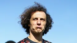 David Luiz em ação com a camisa do Flamengo, em 2022.