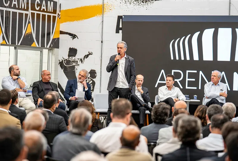 Reunião do Conselho Deliberativo do Atlético-MG para votar mudança na SAF (Foto: Paulo Henrique França / Atlético)