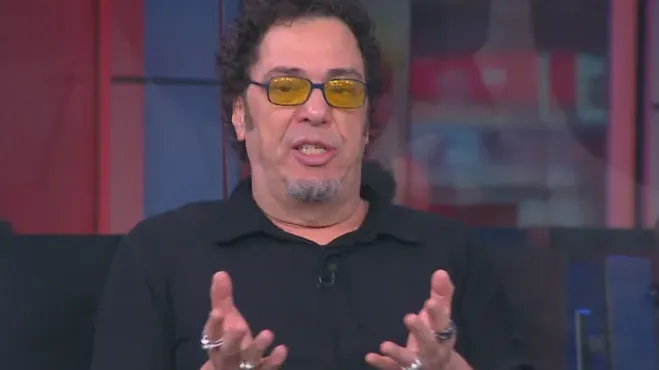 Casagrande durante entrevista. Foto: Reprodução/CNN