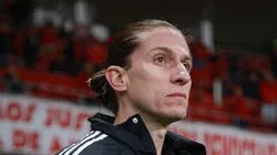 Filipe Luís durante jogo contra o Inter.