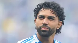 Gabigol durante jogo no Mineirão.