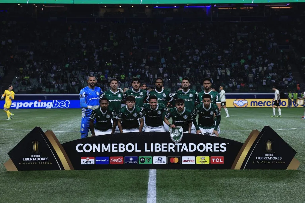 Palmeiras de verde e River com faixa vermelha: uniformes definidos para jogo das quartas da Libertadores no Monumental. Foto: Ettore Chiereguini/AGIF