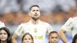 Jorginho jogador do Flamengo durante partida contra o Ceara no estadio Arena Castelao pelo campeonato Brasileiro A 2025. Foto: Baggio Rodrigues/AGIF