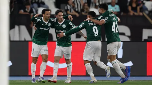 Palmeiras festeja gol contra o Botafogo pelo Brasileirão Betano (Cesar Greco/Palmeiras)