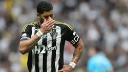 Hulk jogador do Atlético-MG lamenta durante partida contra o Santos - Foto: Gilson Lobo/AGIF