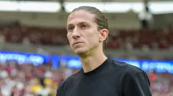 Filipe Luis é o técnico do Flamengo. Foto: Thiago Ribeiro/AGIF