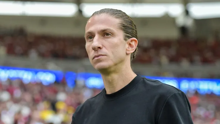 Filipe Luis é o técnico do Flamengo. Foto: Thiago Ribeiro/AGIF