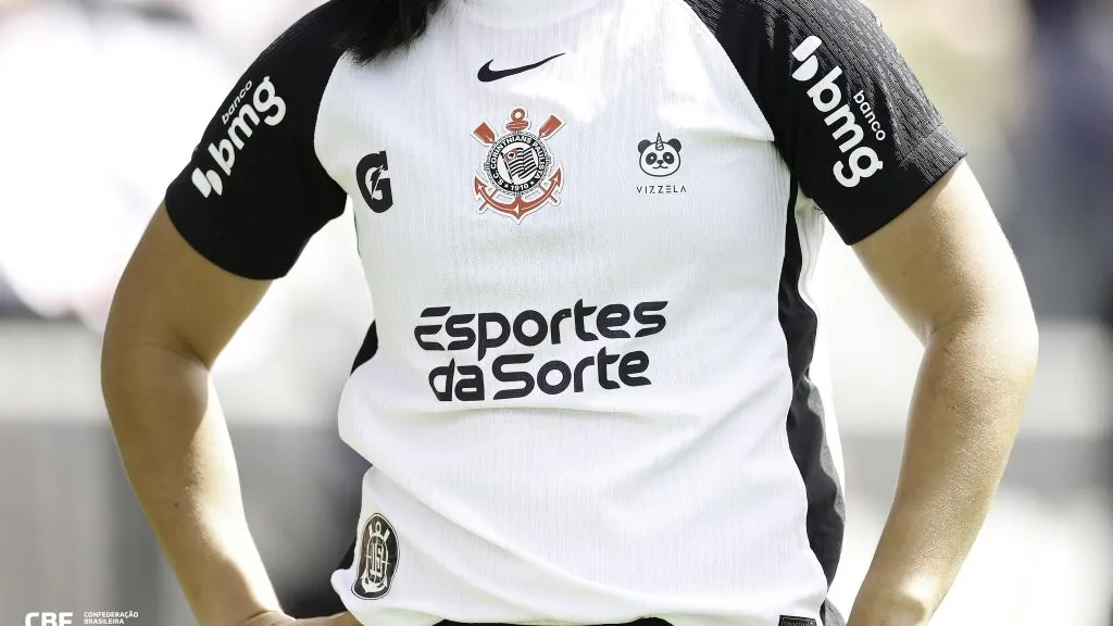 Camisa do time feminino do Corinthians em 2025