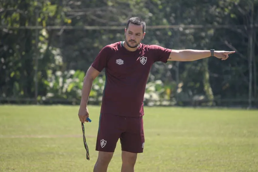 Saulo Silva, técnico do Fluminense. Foto: Leonardo Brasil/FFC