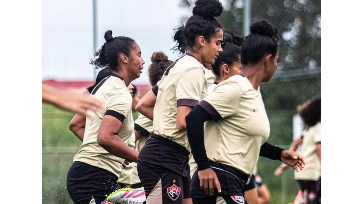 Jogadoras do Vitória. Foto: Karla Porto/ECV