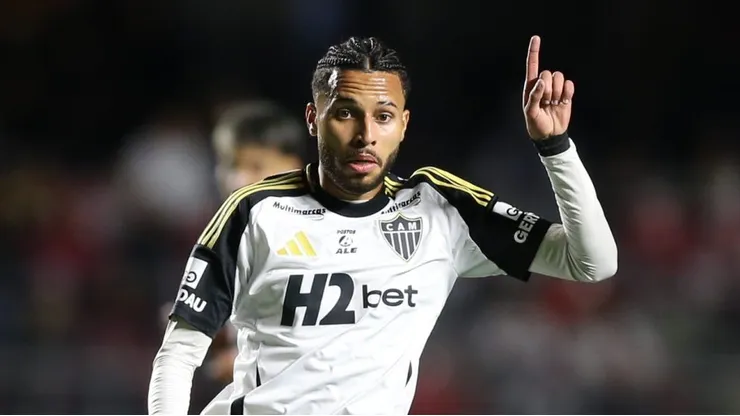 Alexsander marcou primeiro gol com a camisa do Galo em jogo contra o Bolívar.