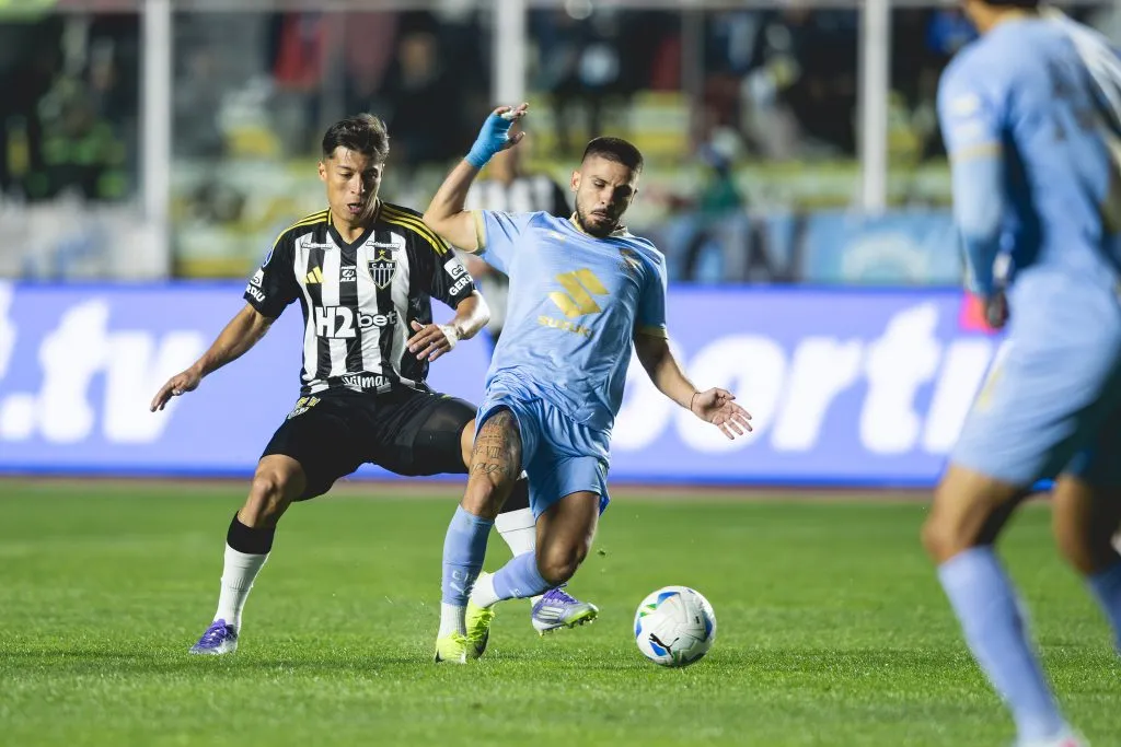 Atlético-MG “arranca” empate com o Bolívar na altitude. Foto: Pedro Souza / Atlético