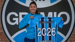 Valeria Paula permanece no Grêmio até 2026 - Foto: Caroline Motta/Grêmio FBPA