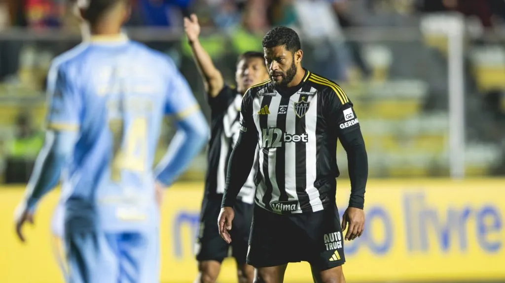 Hulk durante Bolívar x Atlético-MG – Foto: Pedro Souza / Atlético