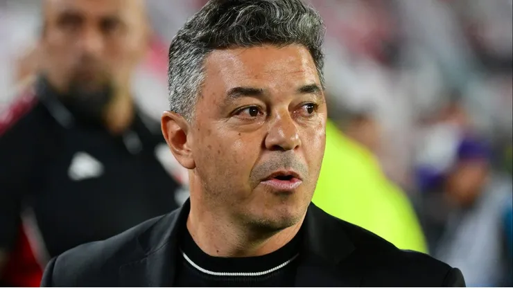 Marcelo Gallardo, treinador do River Plate contra Palmeiras - Foto: Marcelo Endelli/Getty Images