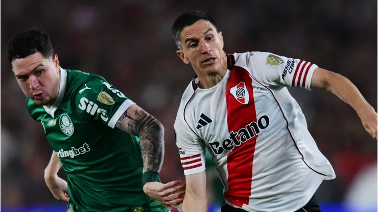 Nacho Fernández, do River Plate, admitiu grande domínio do Palmeiras no primeiro tempo em jogo no Monumental de Nuñez.