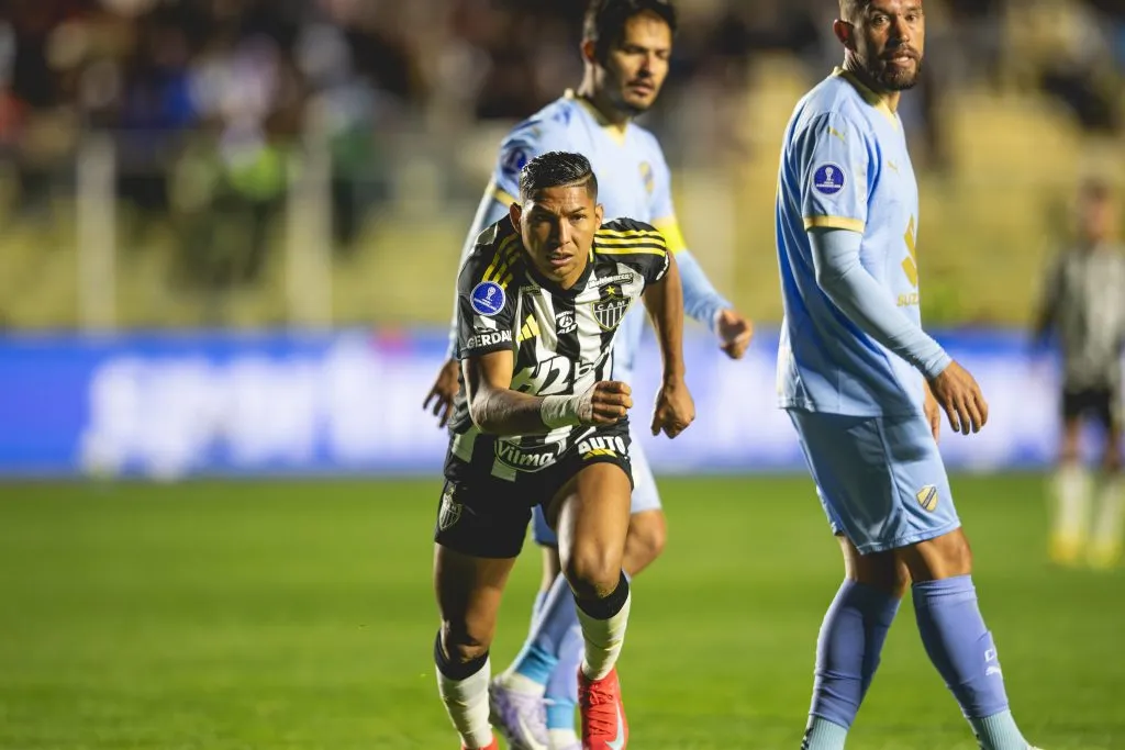 Rony elogiou postura do Atlético-MG frente ao Bolívar (Foto: Pedro Souza / Atlético)