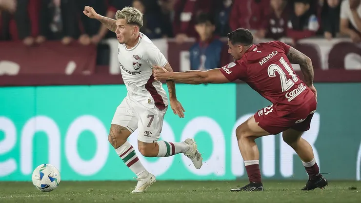 Soteldo na partida contra o Lanús (MARCELO GONÇALVES / FLUMINENSE F.C.)