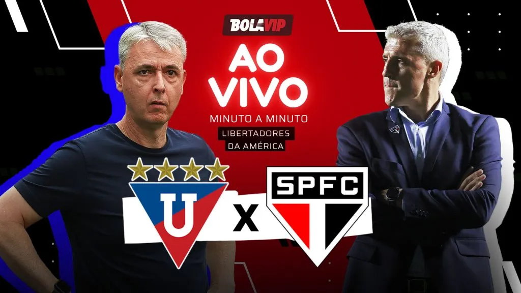 LDU x São Paulo AO VIVO - Acompanhe em tempo real pela Copa Libertadores