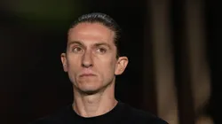 RJ - RIO DE JANEIRO - 18/09/2025 - COPA LIBERTADORES 2025, FLAMENGO X ESTUDIANTES - Filipe Luis tecnico do Flamengo durante partida contra o Estudiantes no estadio Maracana pelo campeonato Copa Libertadores 2025.