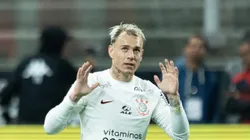 SP - SAO PAULO - 29/07/2023 - BRASILEIRO A 2023, CORINTHIANS X VASCO - Roger Guedes jogador do Corinthians comemora seu gol durante partida contra o Vasco no estadio Arena Corinthians pelo campeonato Brasileiro A 2023. Foto: Diogo Reis/AGIF